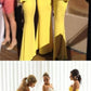 Yellow Bridesmaid Dresses Mermaid Bridesmaid Dresses Long Bridesmaid Dresses Simple Bridesmaid Dresses,Fs032