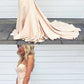 Simple Beige Bridesmaid Dresses Neutral Bridesmaid Dresses Beige Tight Mermaid Prom Dress Fs035